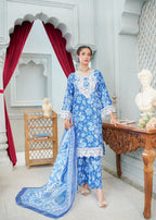 Safdar Embroidery Printed Pure Lawn Embroidered 11 Women 3pcs