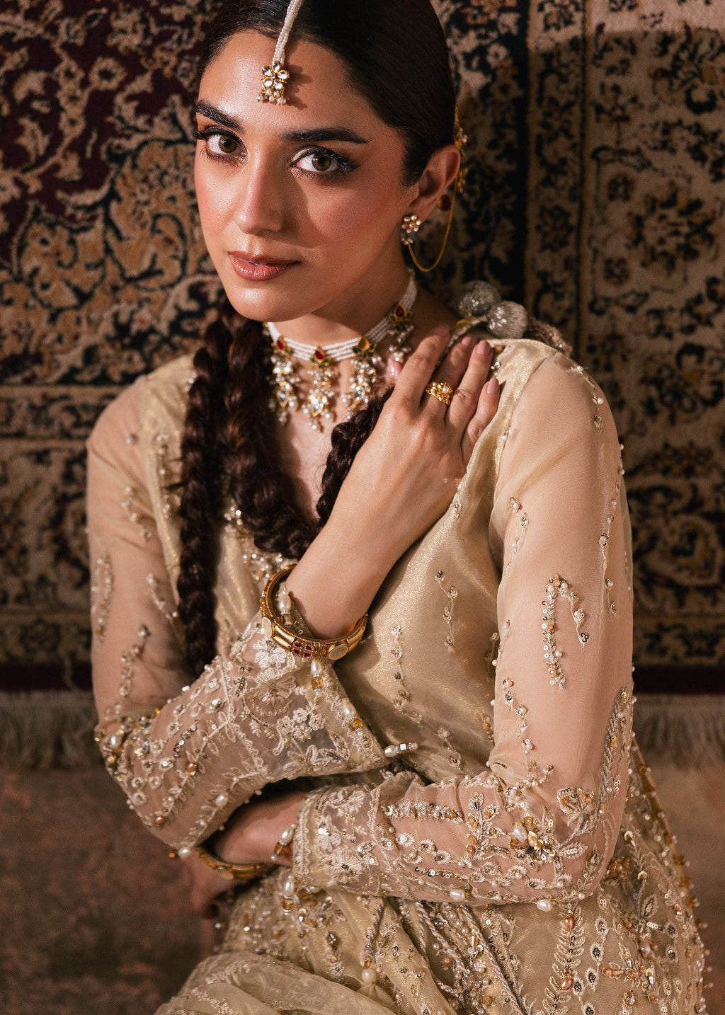 Ally's AL 4272 (Firdous) (N) Women 3pcs