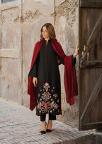 Saifron Diya Black Women 3pcs