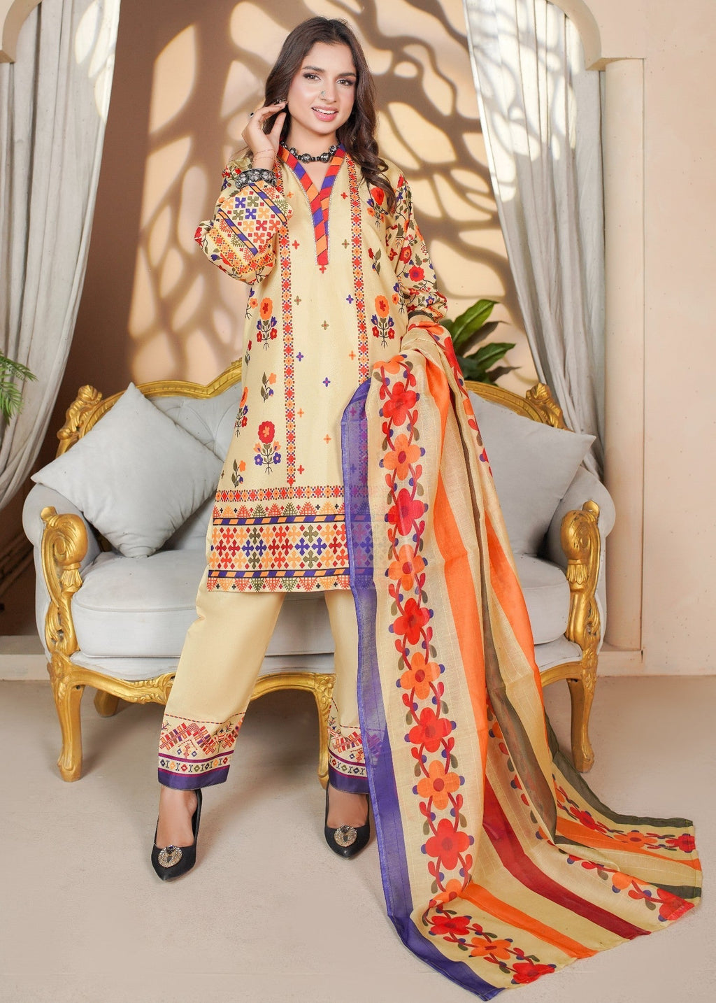 WearCuckoos Bagh e Khaas Women 3pcs