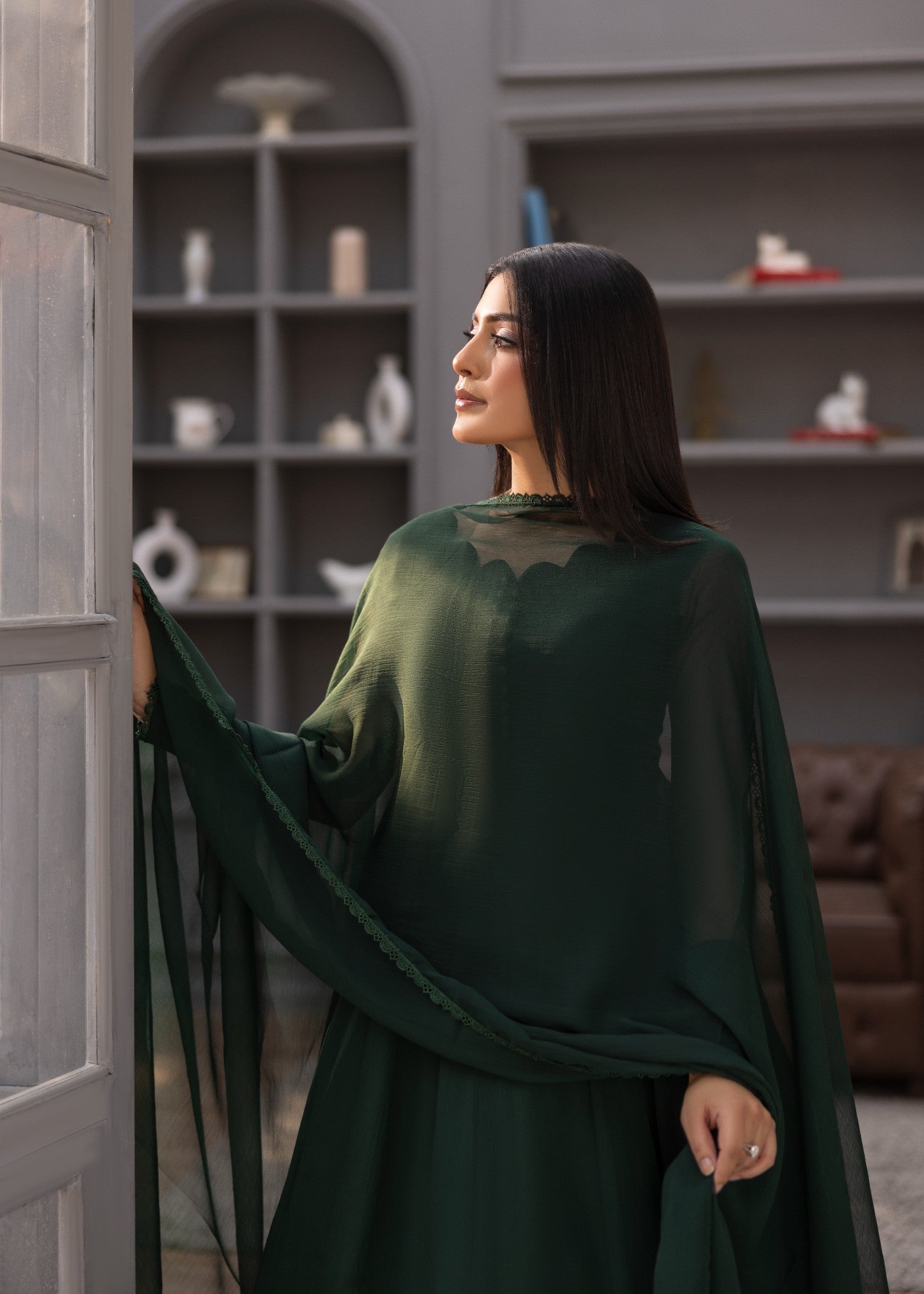 Alyssa BOTTLE GREEN MAXI ALM910 Women 2pcs