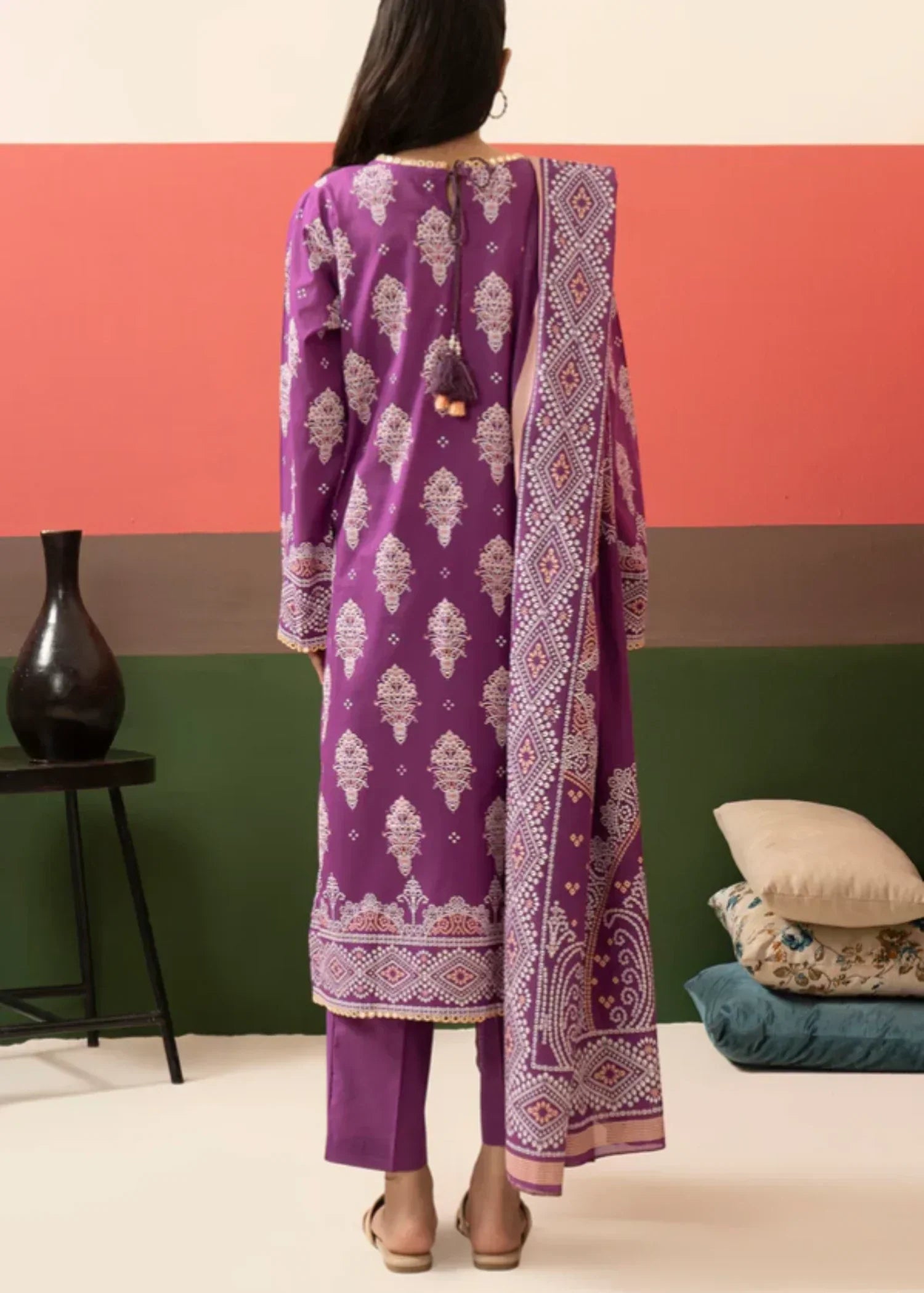 Zellbury Kurta Dupatta Trouser WPS2531776 Women 3pcs
