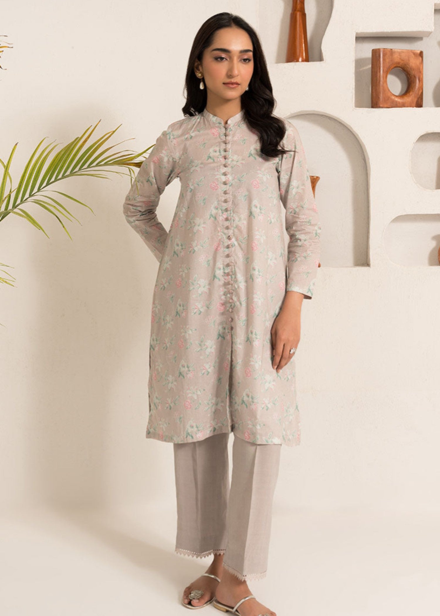 Cross Stitch FLORAL ASH 0125RTWPRTLWN0108 Women 2pcs