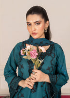 Four Season Boutique ZIRWAH COTTON TEAL Women 3pcs