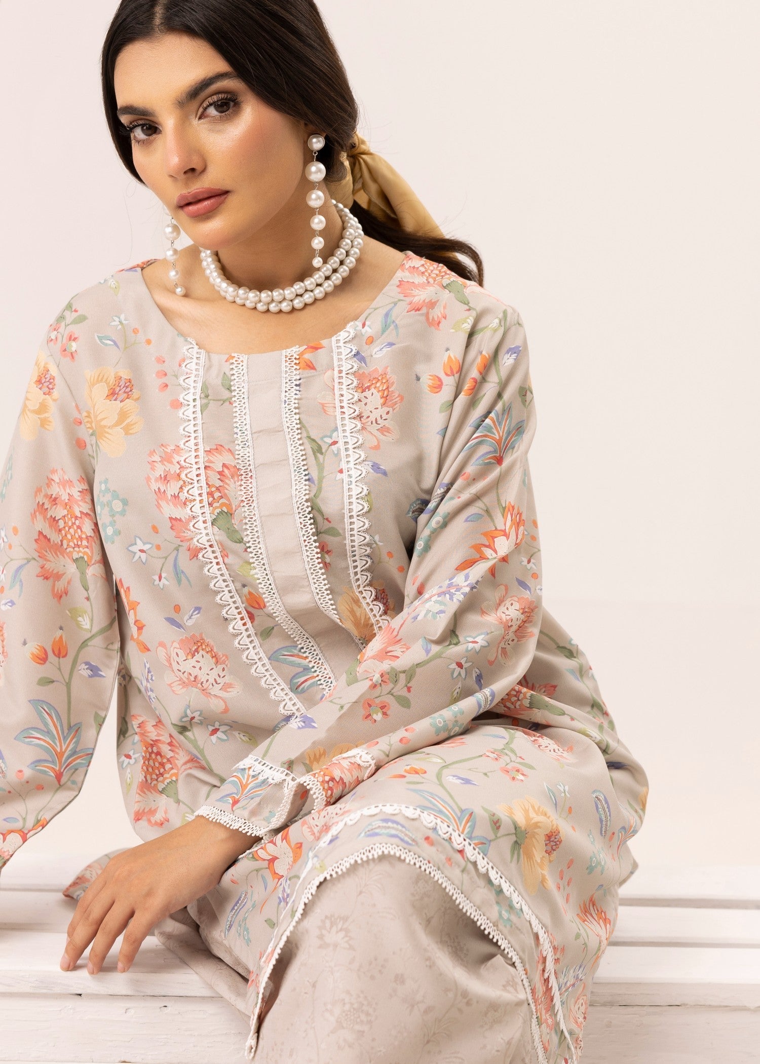 Aik Pret Floral Breeze CRP25 82 Women 2pcs