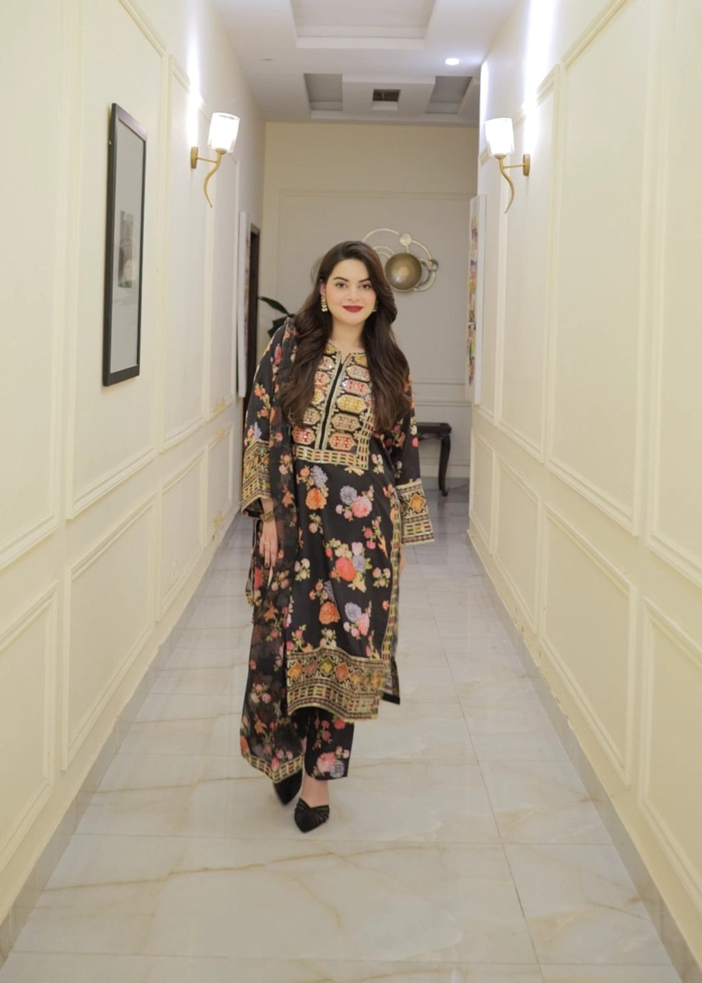 Tehzeeb Libas CHANDNI EMBROIDERED Women 3pcs