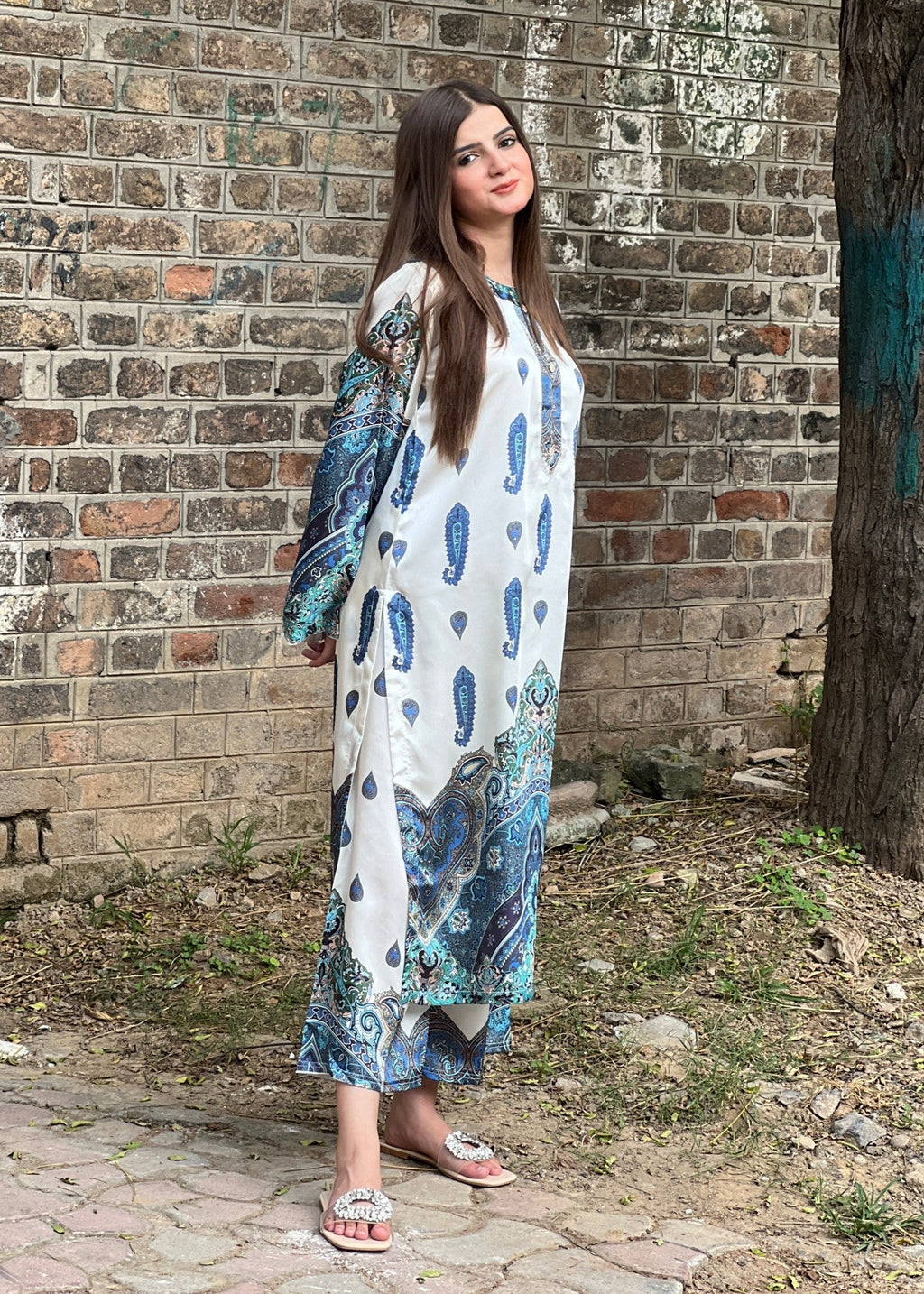 Tehzeeb Libas NUREH CORD SET Women 2pcs