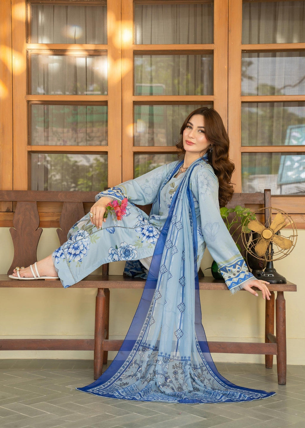 Panache Apparel Frost Blue Women 2pcs