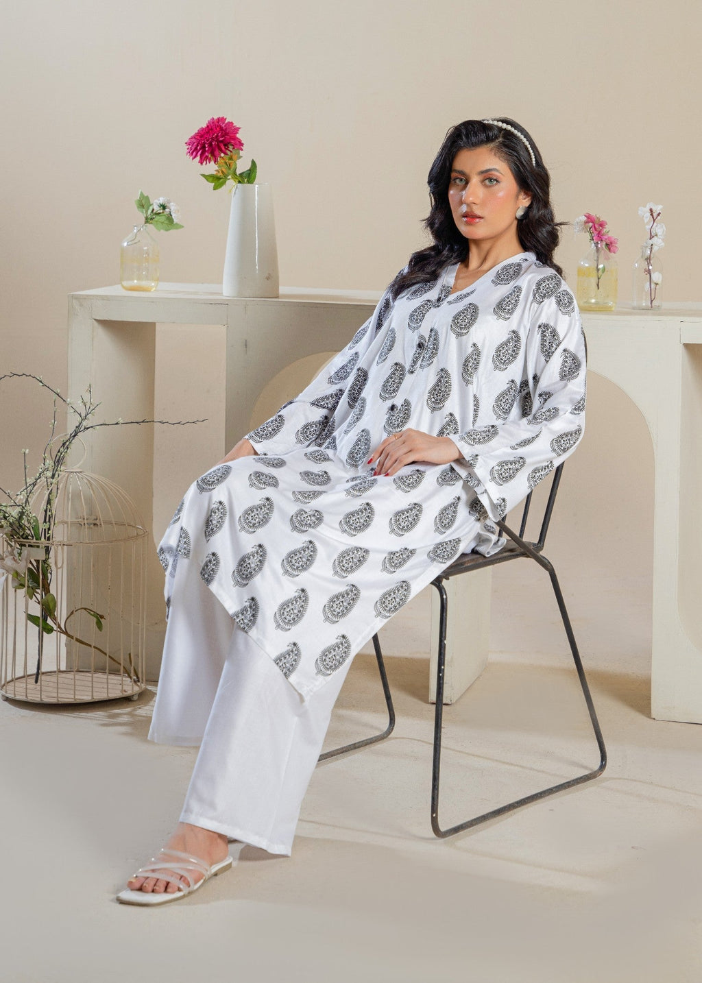 Zeenat & Zoha Hush White Edition Women 2pcs