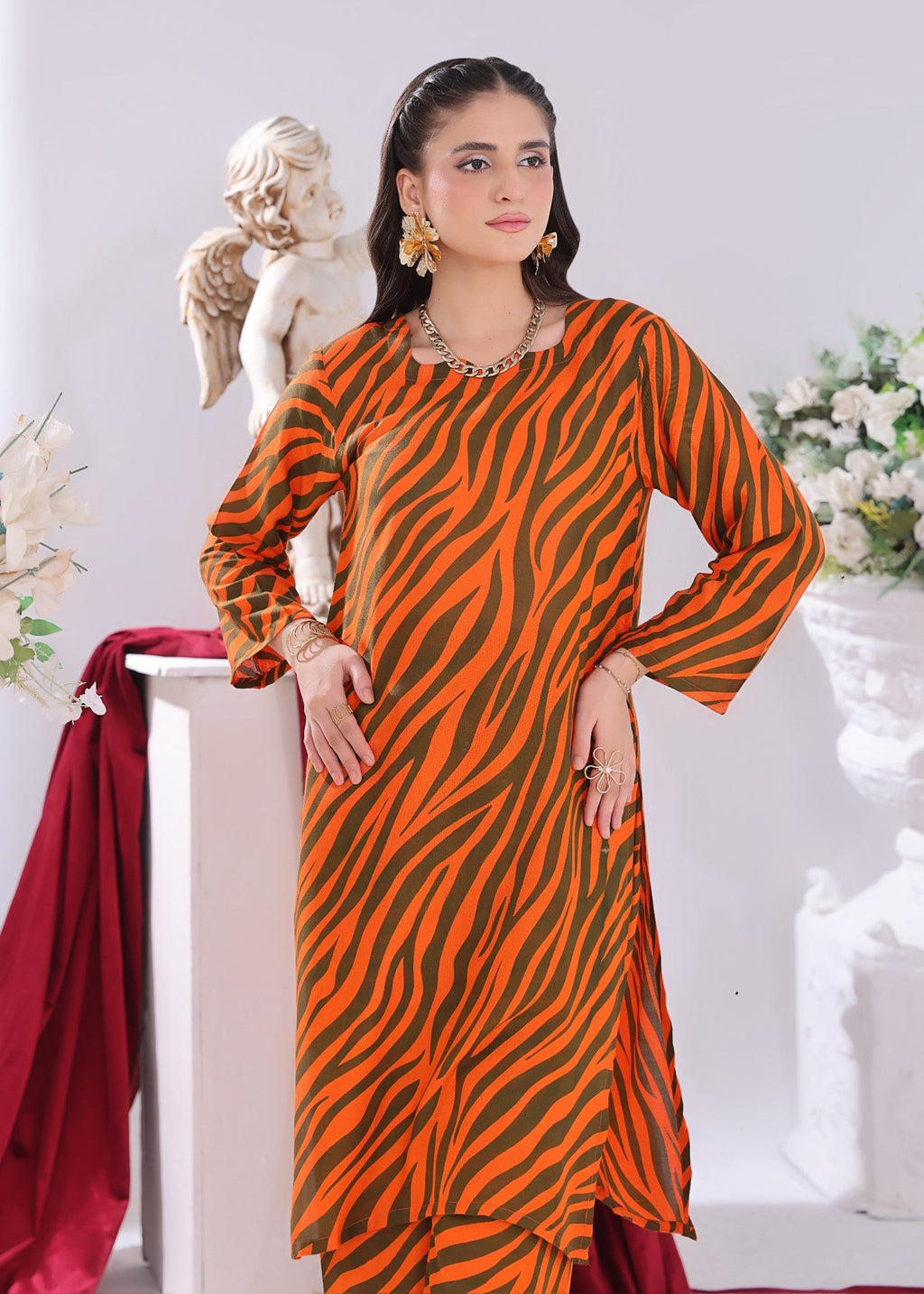 Polawn Basics PB PREMIUM LINEN 106 A | PRET COLLECTION Women 2pcs