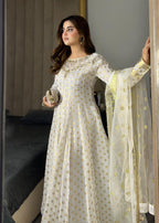 Miss & Mrs White print dote Women 3pcs