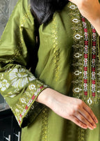 Tehzeeb Libas MEHROON BLOOM EMBROIDERED Women 2pcs