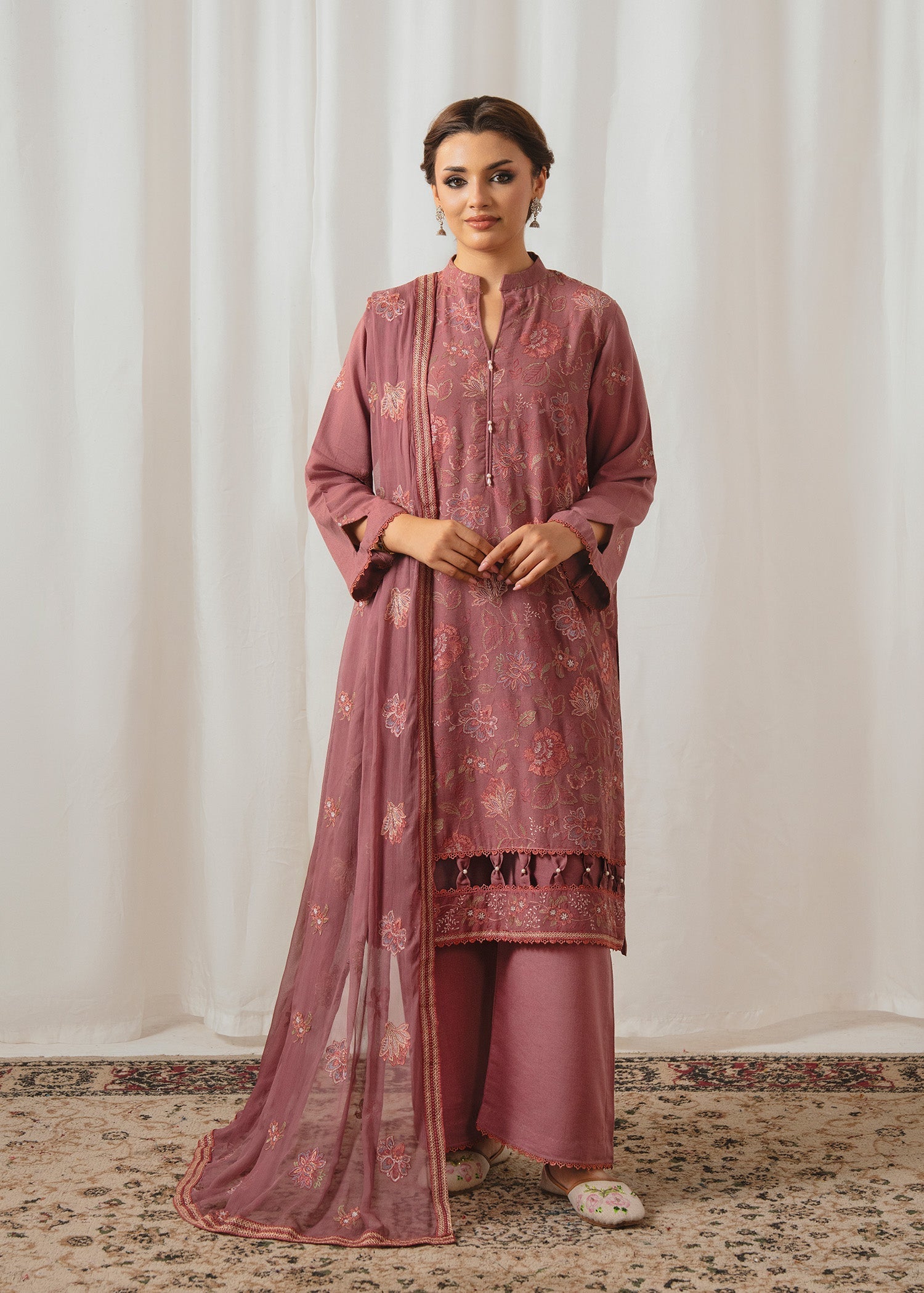 Zoya&Zafar Dusky Bloom Women 3pcs