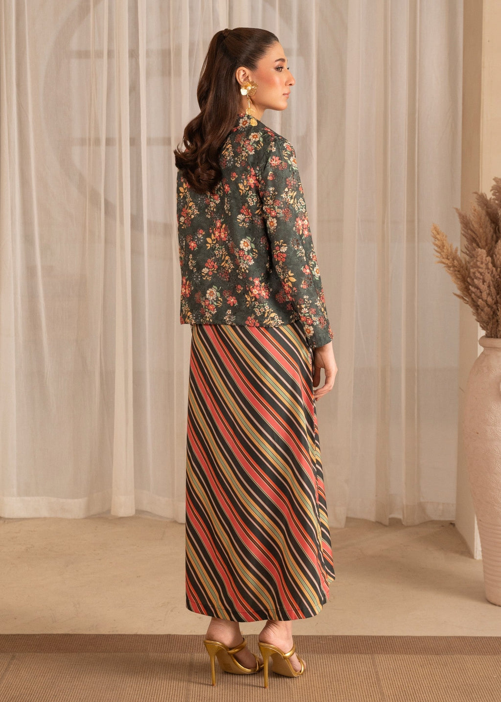 Sahibas By Mirza Mandarin Green Women 1pcs