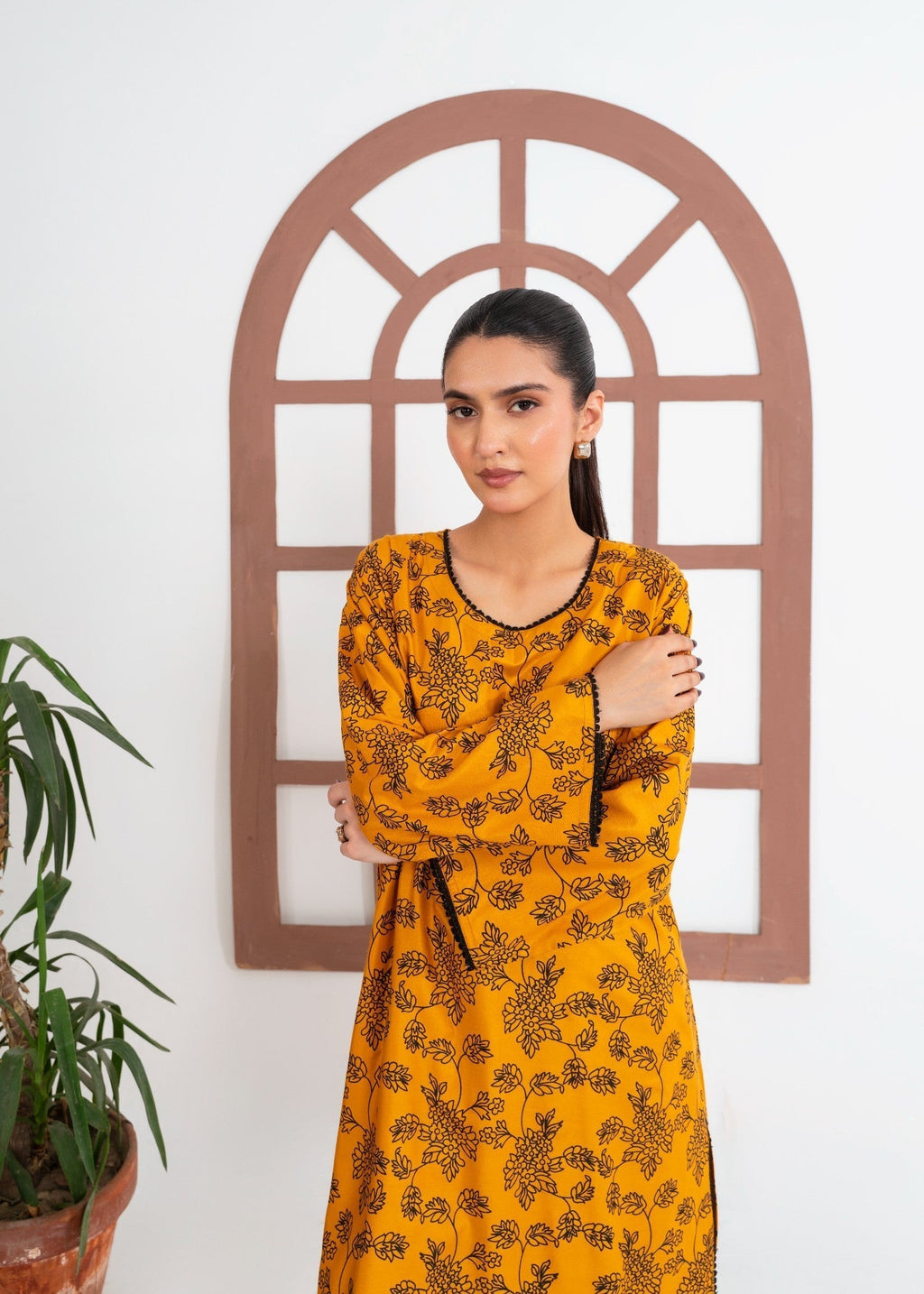 Stylish Collection GULAAB MUSTARD Women 2pcs