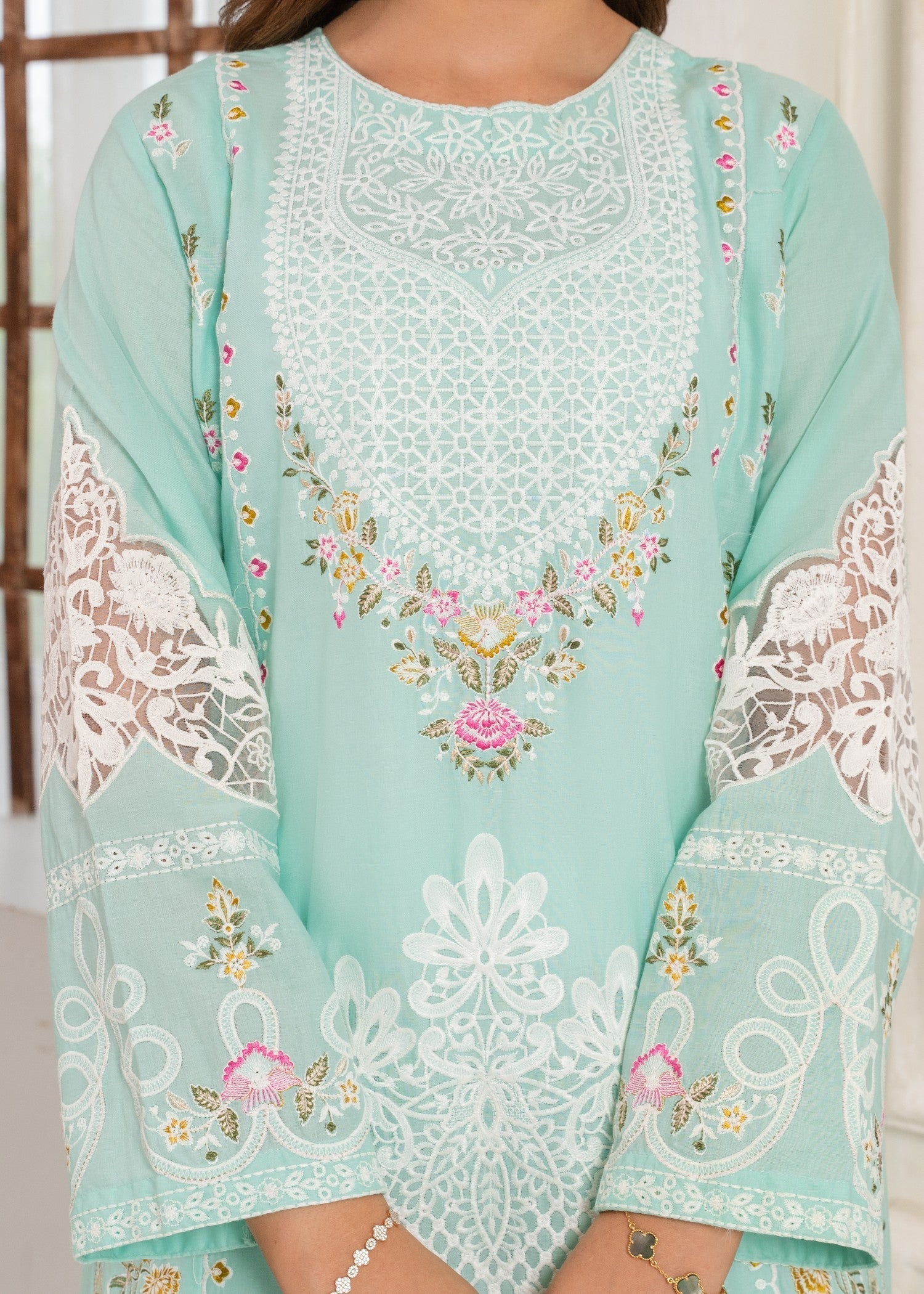 Sahibas By Mirza Sahibaan Aqua Women 3pcs