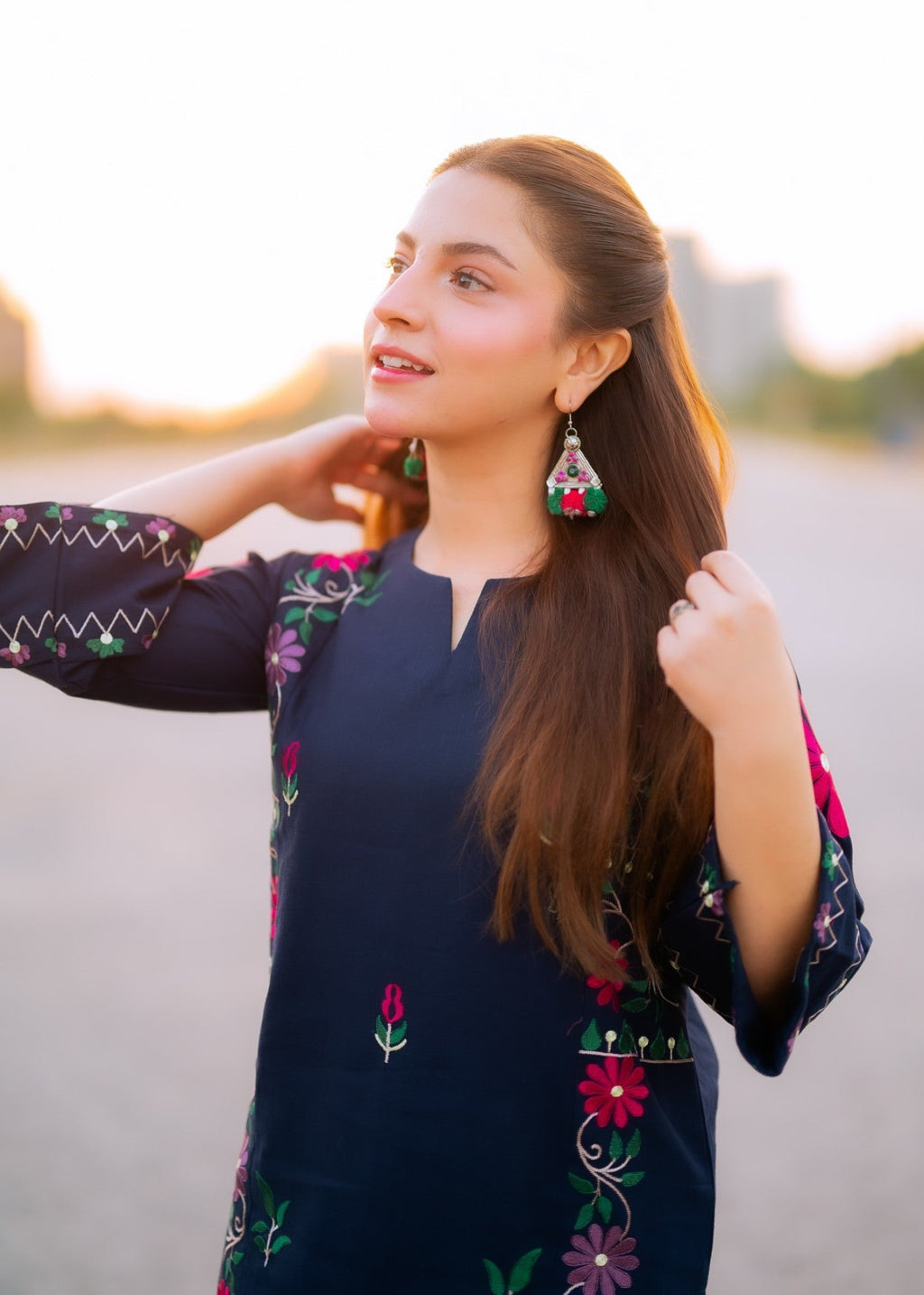 Tehzeeb Libas DANANEER EMBROIDERED Women 2pcs