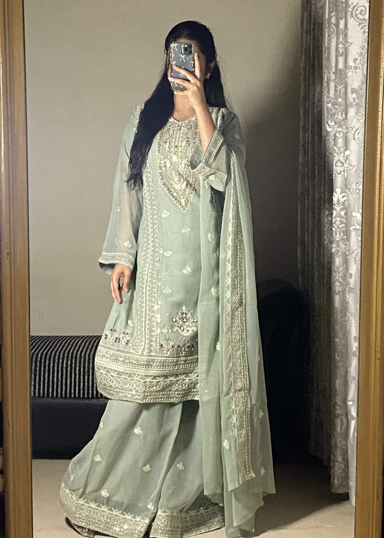 Four Season Boutique AIZAL TEA GREEN Women 3pcs