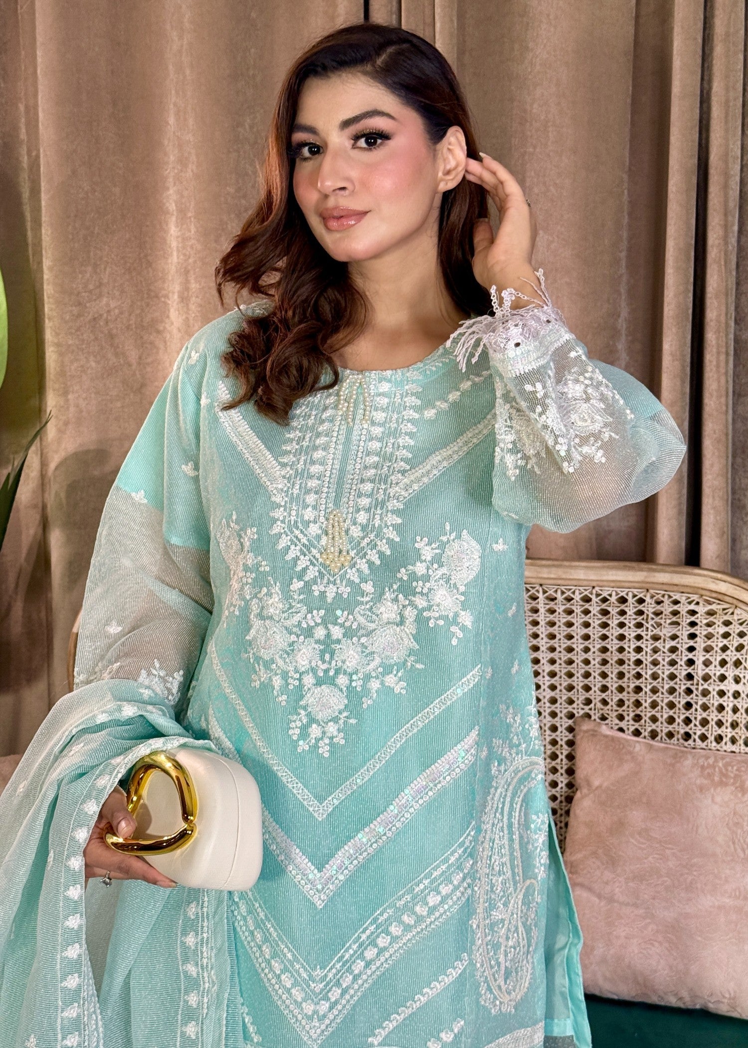 Ameena Official Rukhsaar Rangraiz Women 3pcs