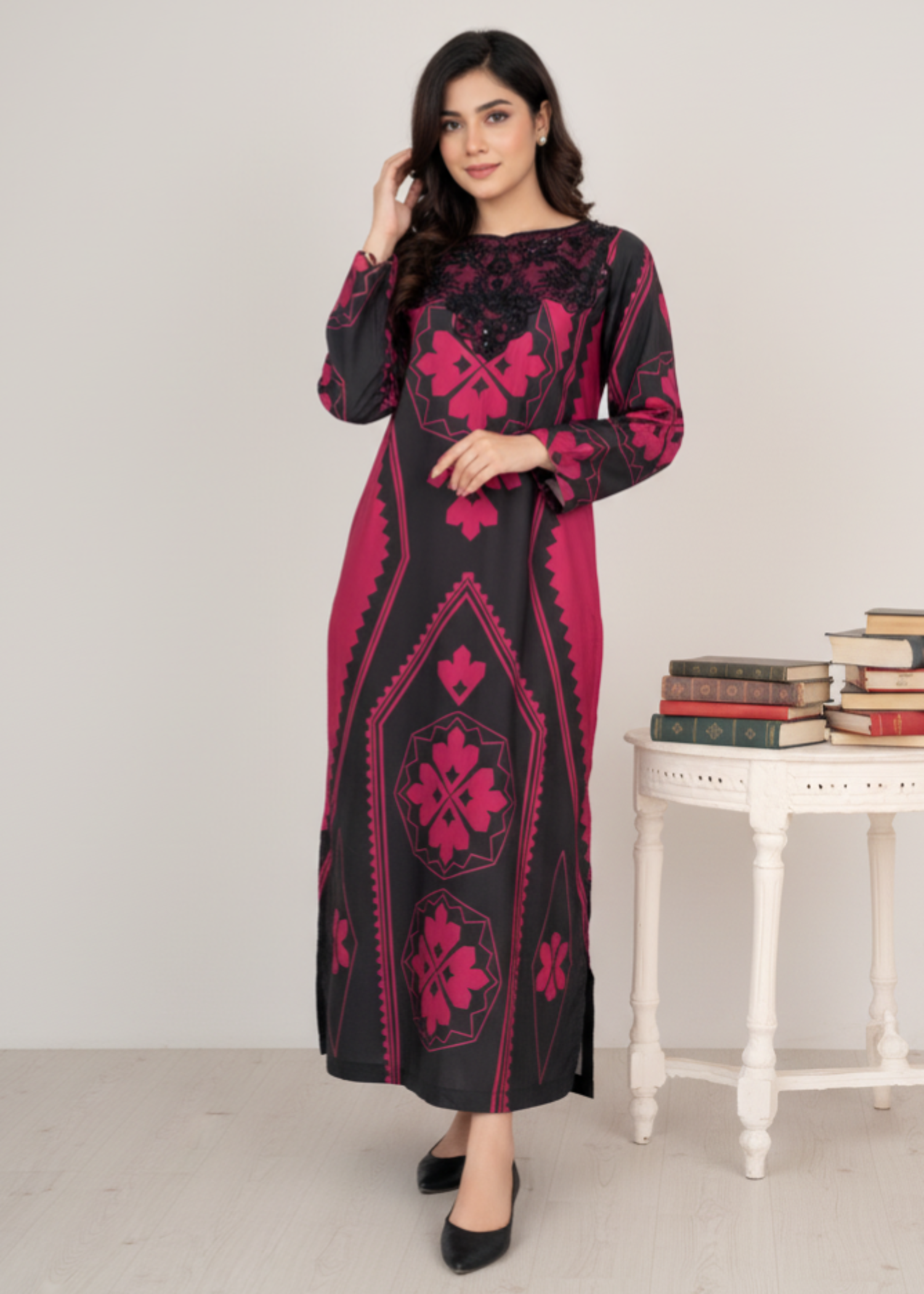 Sahibas By Mirza Liza Magenta Women 1pcs