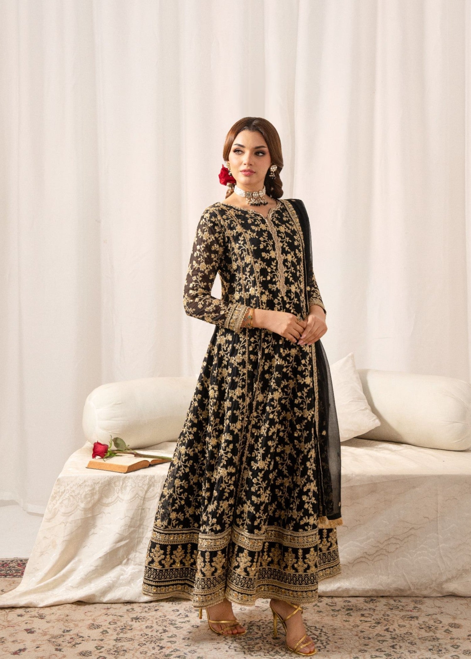 Al-Harir Apparel Rehana Black Women 3pcs