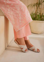 Ayesha Asif PEACH CHANT SUIT Women 2pcs