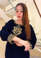 Laal Clothing Velvet V 05 Women 2pcs