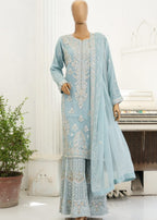 Ahmed Creations ALISHBA SLKY BLUE Women 3pcs