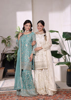 Abaan Zohan Riwaj off White Women 3pcs