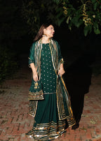 Fashion Trends 4 U Ishqiya Green (Fatima) Women 4pcs