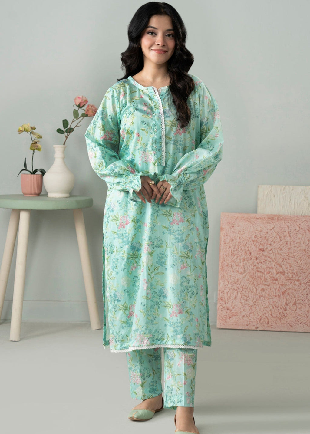 Zellbury WPS2521762 Aqua Women 2pcs