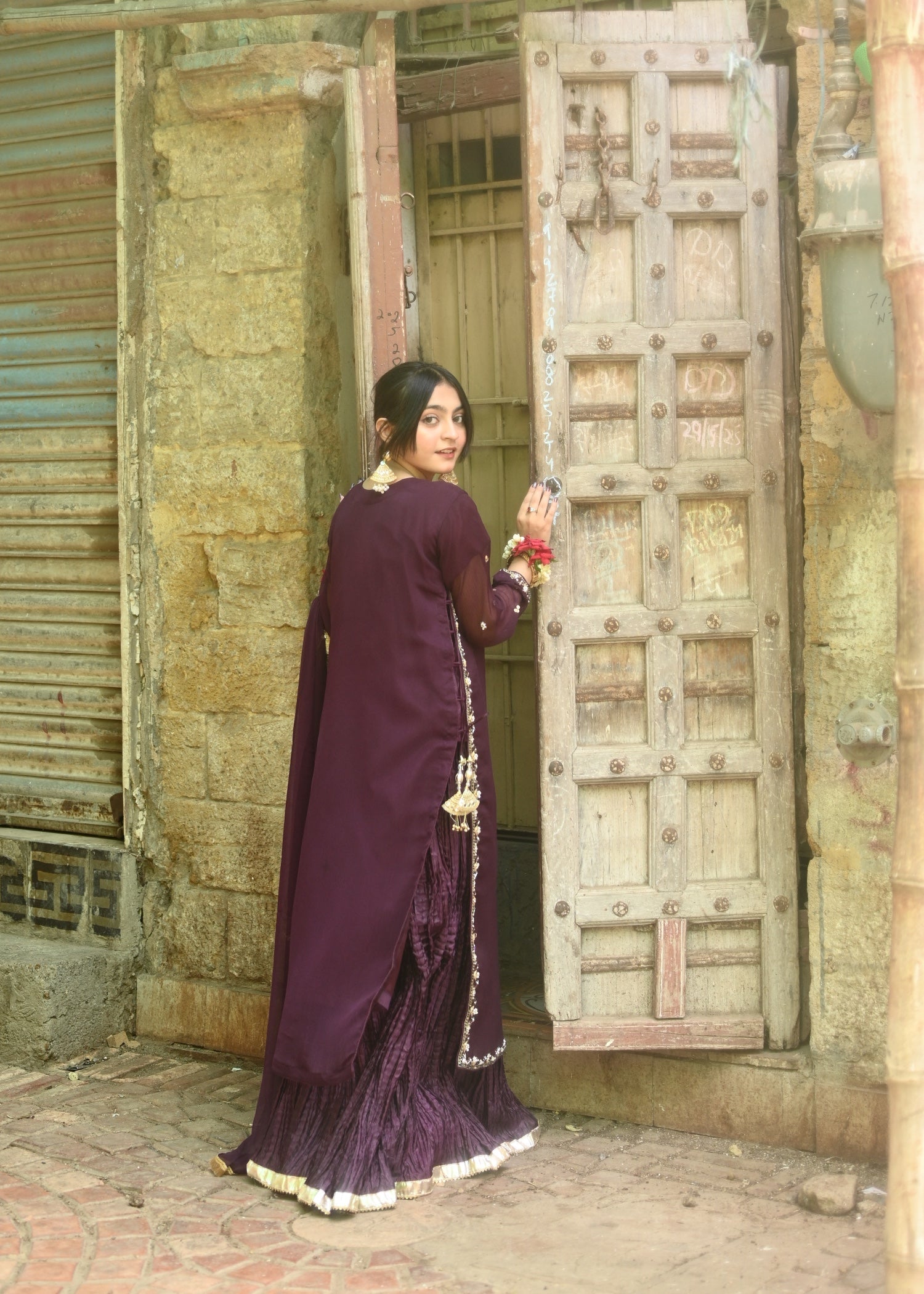 Suits By Sadia Crush purple style Women 3pcs