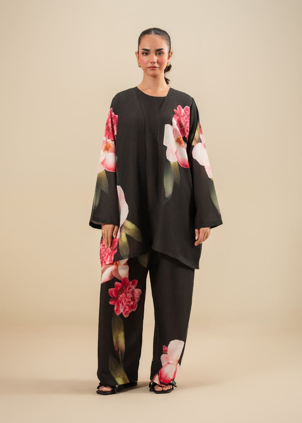 Akhrot Clothing Noir Botanica Women 3pcs