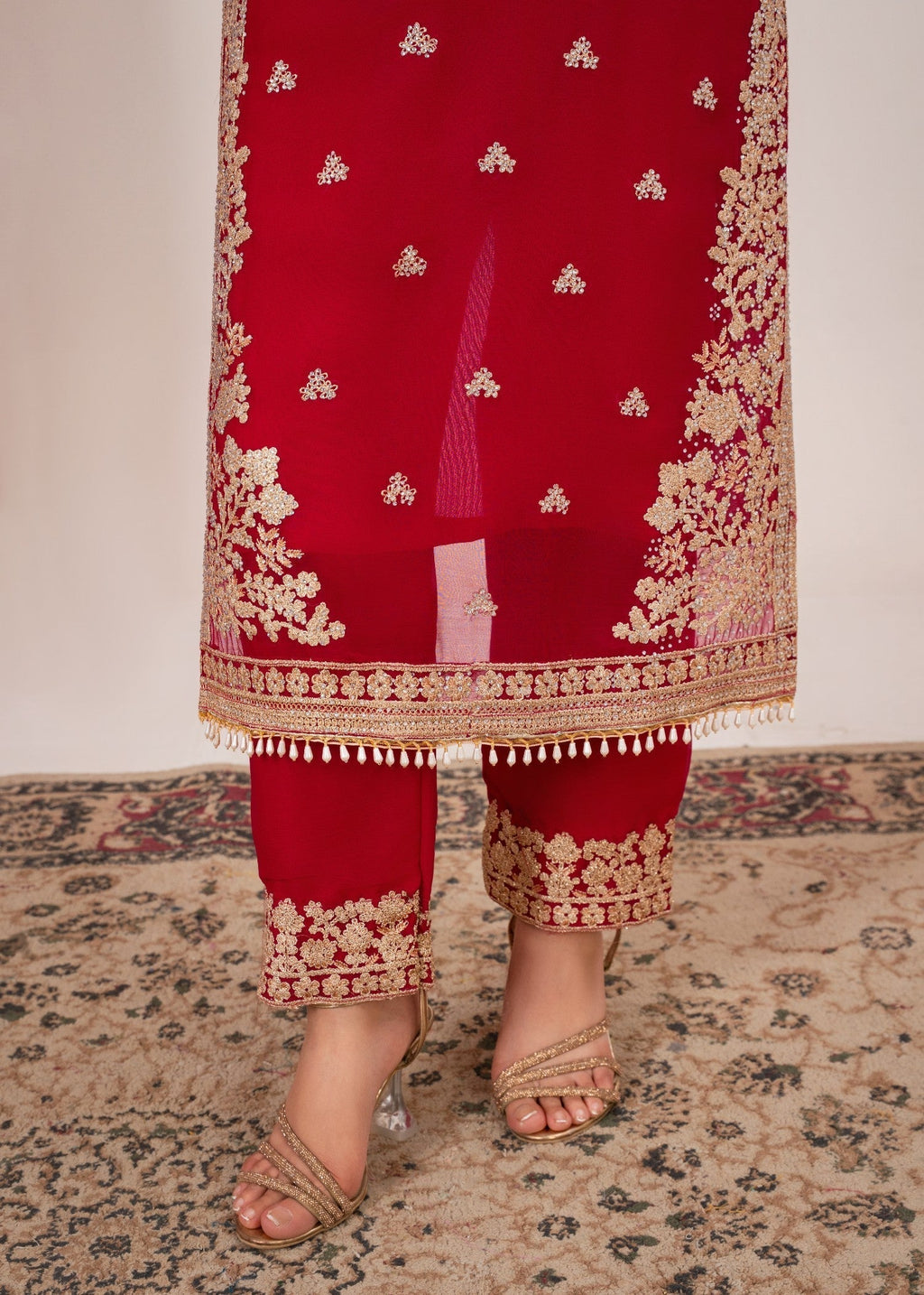 Four Season Boutique HEER HOTPINK RED Women 4pcs