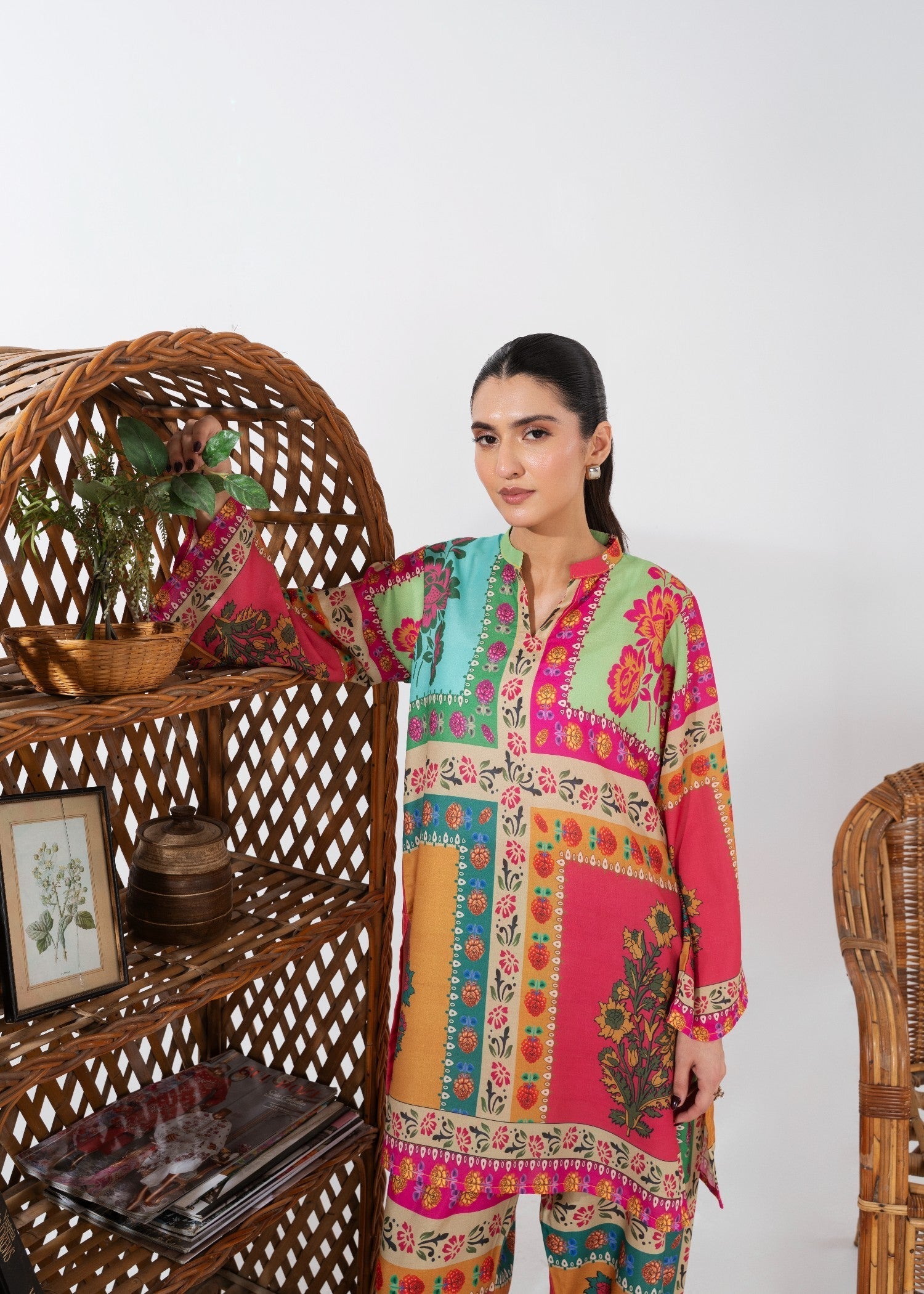 Aqs n Man Gulzar AM 025 Women 2pcs