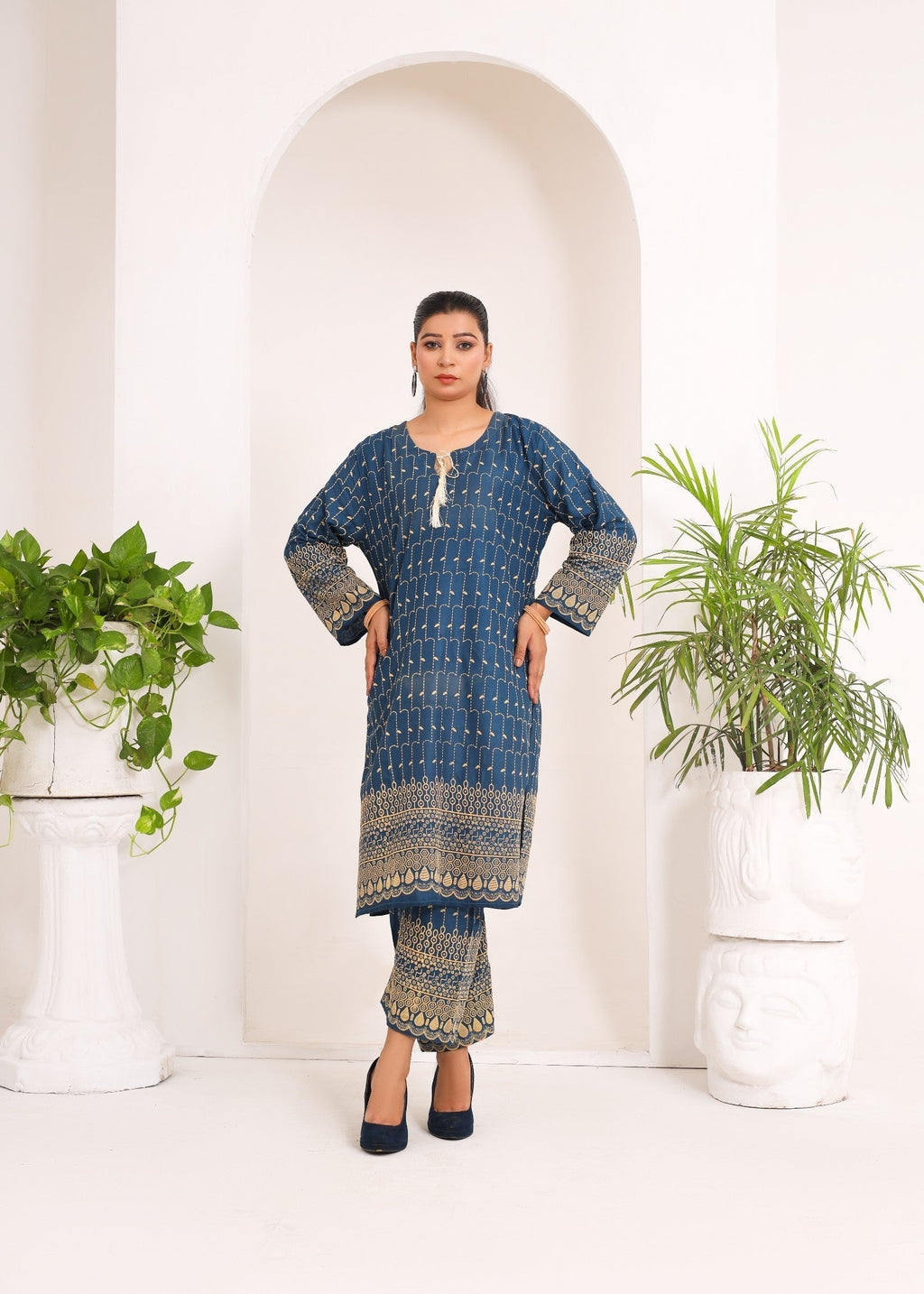 Libaas E Khaas Ayat Teal Women 2pcs