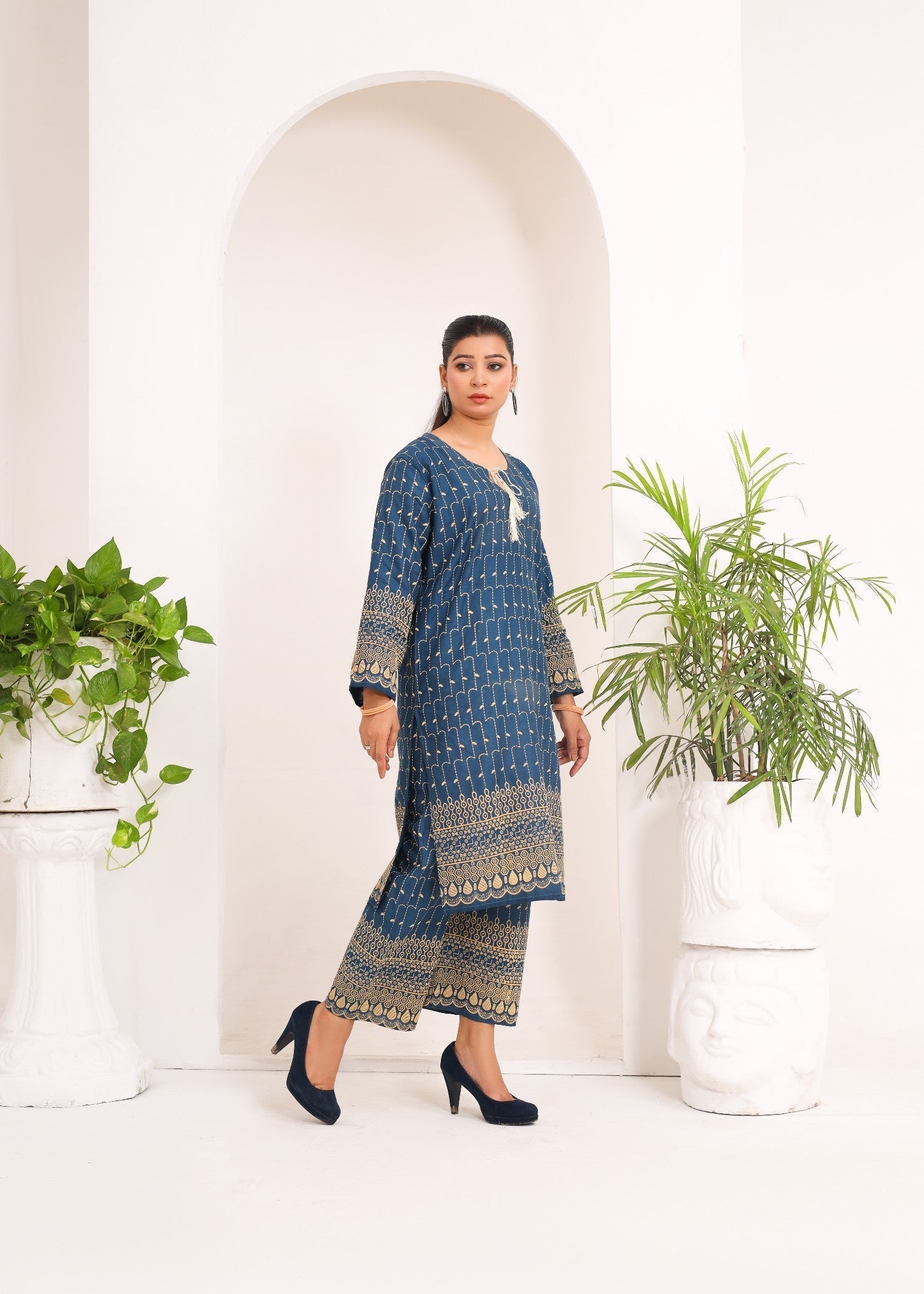 Libaas E Khaas Ayat Teal Women 2pcs