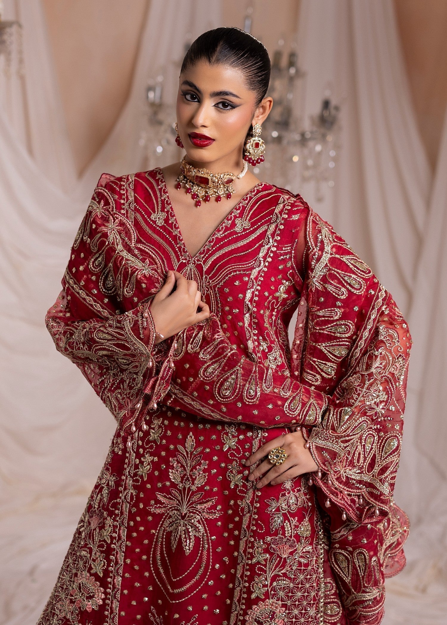 Diara Couture DABEER DF 69 RED Women 3pcs