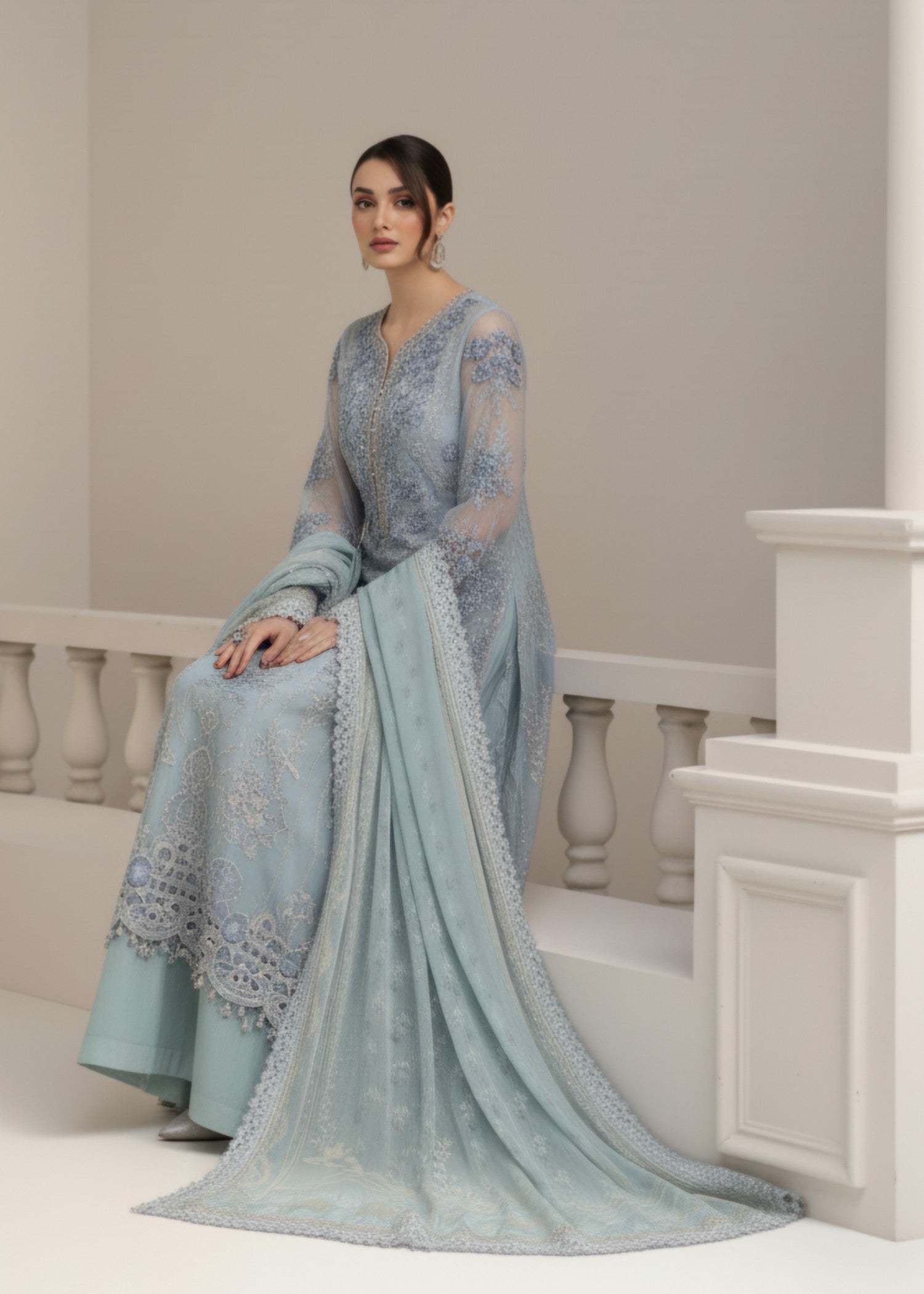 Malhaar Mal CF 4354 BLUE Women 3pcs