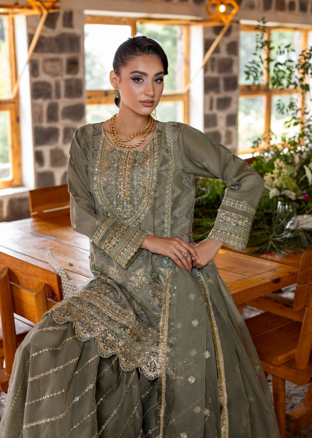 Diara Couture SHAHNOOR US 493 MINT Women 3pcs