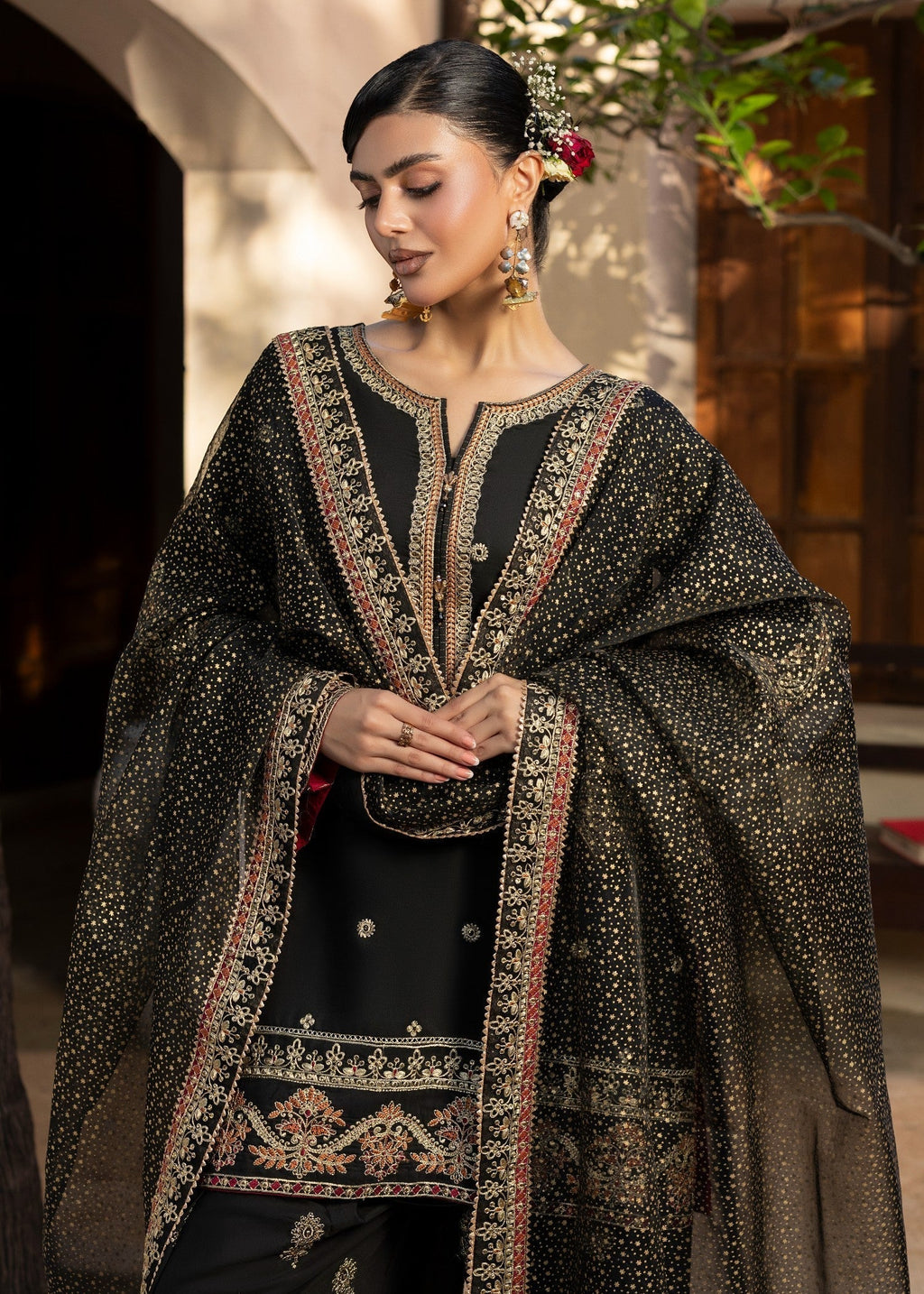 Diara Couture SAHIBA DF 48 BLACK Women 3pcs