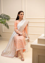 Alyssa Light salmon suit ALL406 Women 3pcs