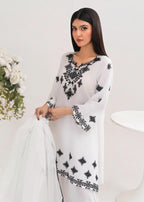Stylish Collection WHITE CHARM (FARSHI SHALWAR) Women 3pcs