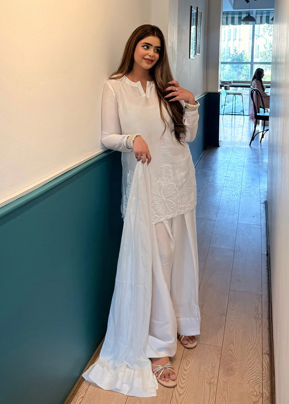 Rangeen Roheen with Farshi Shalwar Women 3pcs