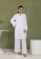 Yolo Pret Schiffli Embroidered Set Rozana S25 0023 Women 2pcs