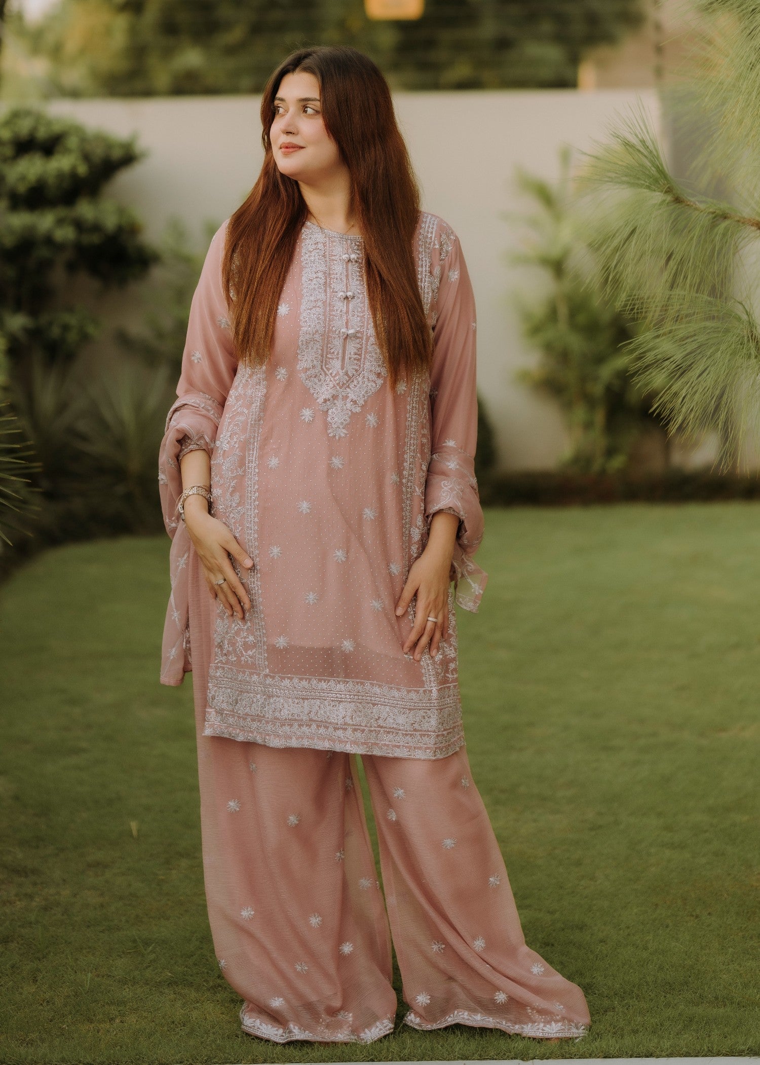 Four Season Boutique KANWAL PINK Women 3pcs