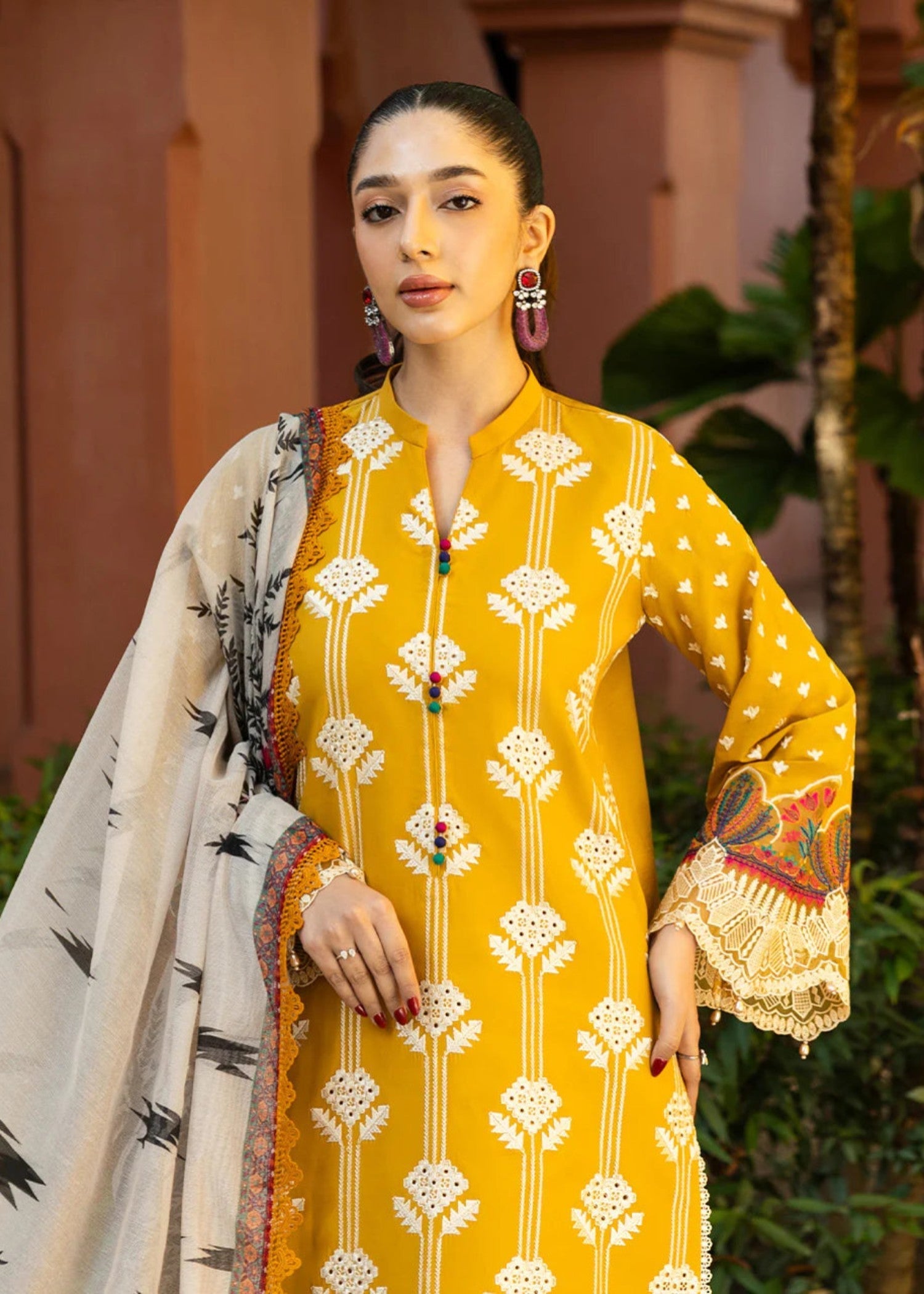 Chaudhary Arts COCO Embroidered Women 3pcs