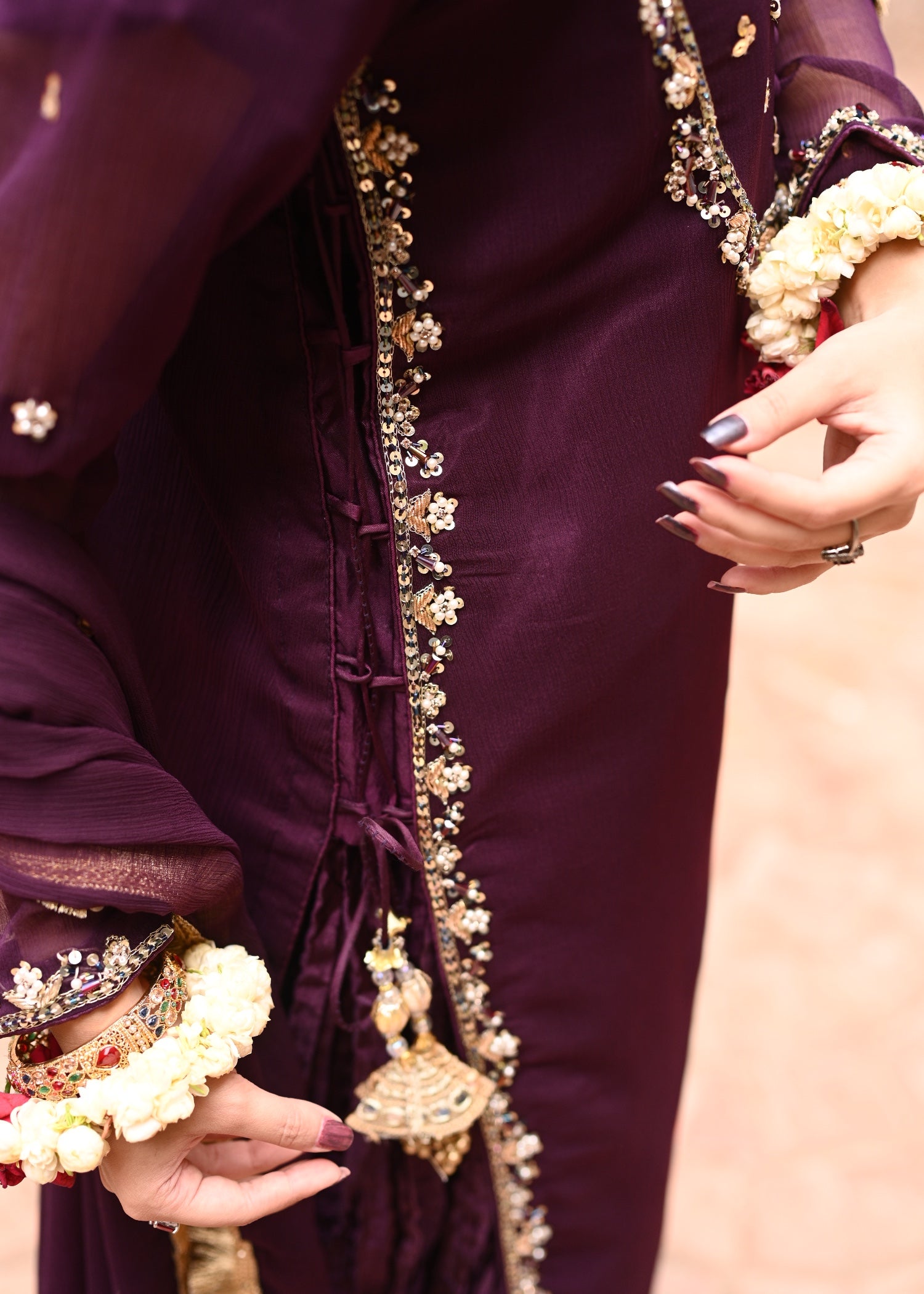 Suits By Sadia Crush purple style Women 3pcs