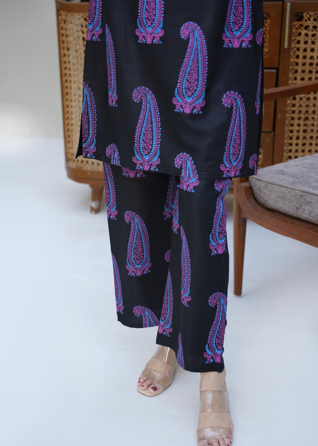 Chaudhary Arts soha black Women 2pcs