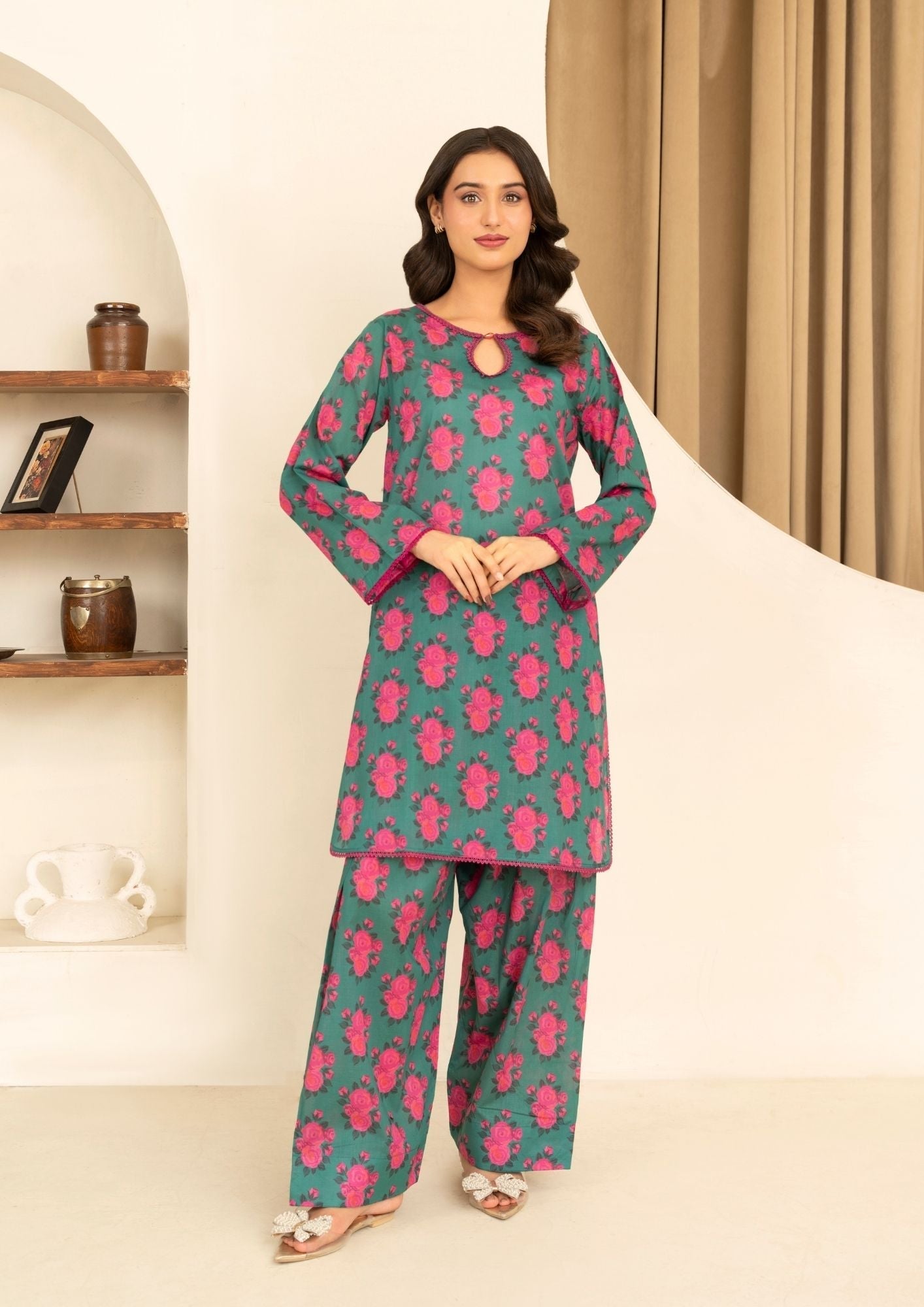 Yolo Pret Digital Print Lawn GULMEENA G25 0031 Women 2pcs